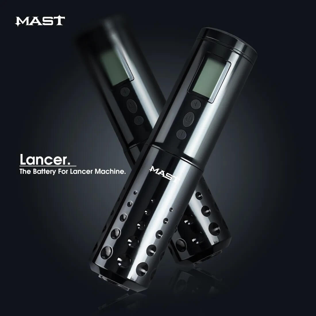 Dragonhawk Wireless Tattoo Machine Rotary Pen with 3.5MM/4.2MM Stroke Two Replaceable Batteries | Mast Lancer - Image 2