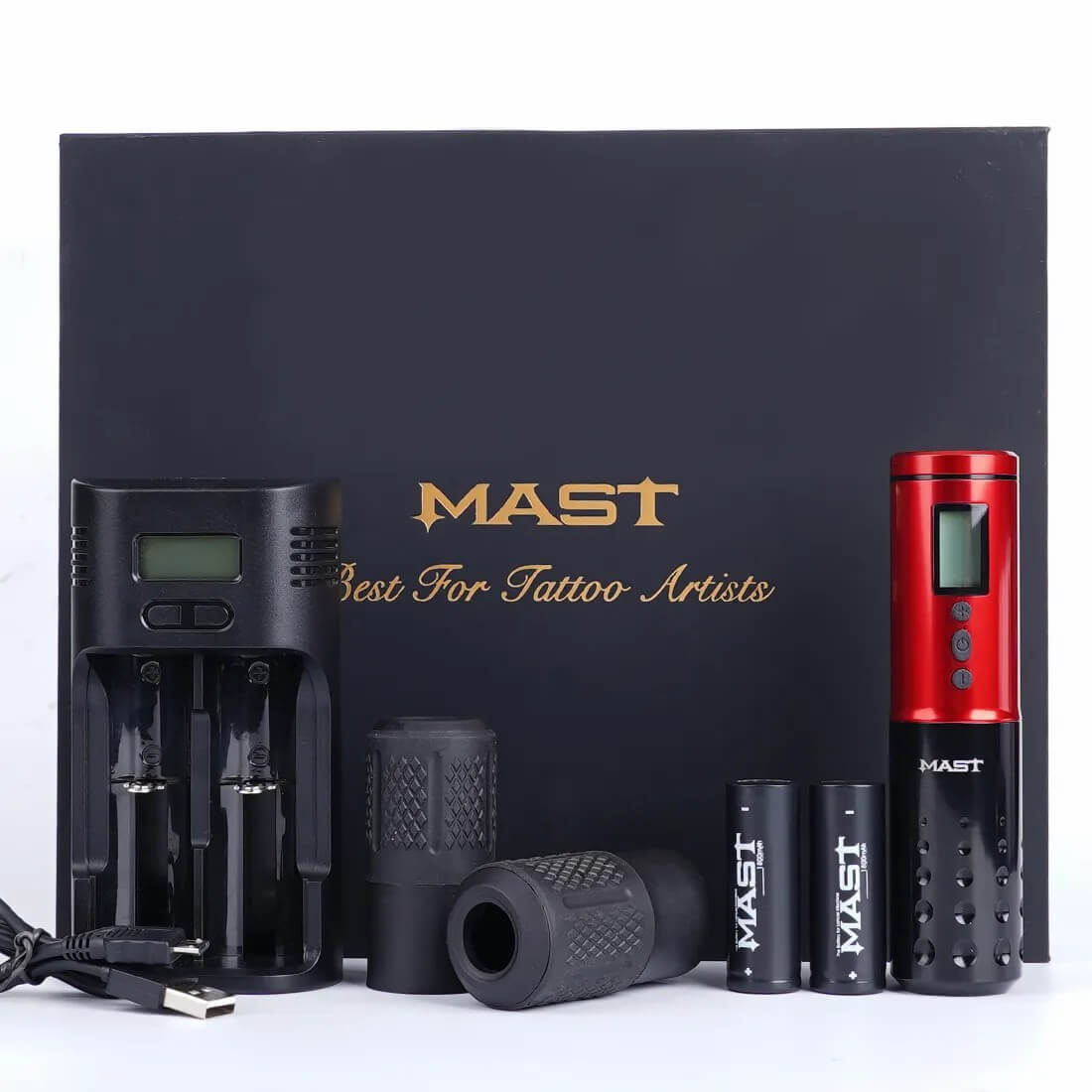 Dragonhawk Wireless Tattoo Machine Rotary Pen with 3.5MM/4.2MM Stroke Two Replaceable Batteries | Mast Lancer - Image 7