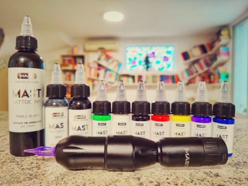 Tattoo Kit | Mast Tour Pro Tattoo Machine Pen Wireless Advanced Bundle photo review