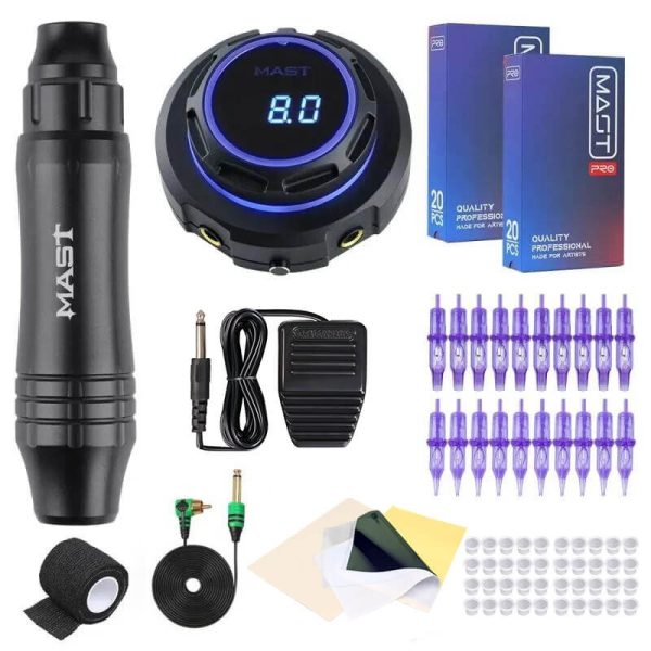 Kit de Tatouage | Ensemble Avancé Mast P10 Ultra Tattoo Machine Pen