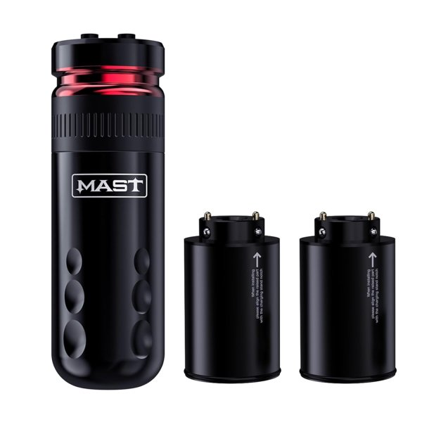 Kabellose Tattoo Pen Maschine mit 4.0 mm Hub Zwei austauschbare Batterien | Mast Racer