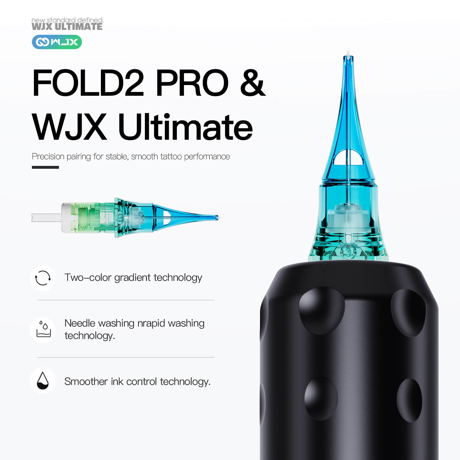 Dragonhawk kabellose Tattoo-Pen-Maschine 2,4-4,2 mm Hublänge | Mast Fold 2 Pro – Bild 18