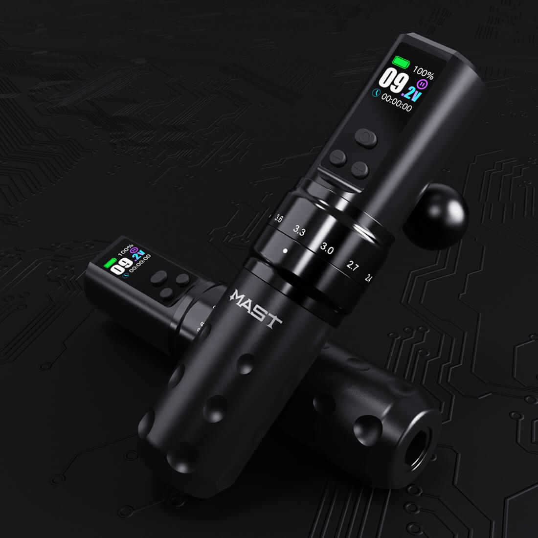 Dragonhawk kabellose Tattoo-Pen-Maschine 2,4-4,2 mm Hublänge | Mast Fold 2 Pro – Bild 3
