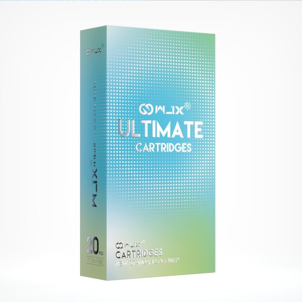 WJX ULTIMATE Tattoo Professional Cartridges Needles 0.30MM Round Shader - Box of 20