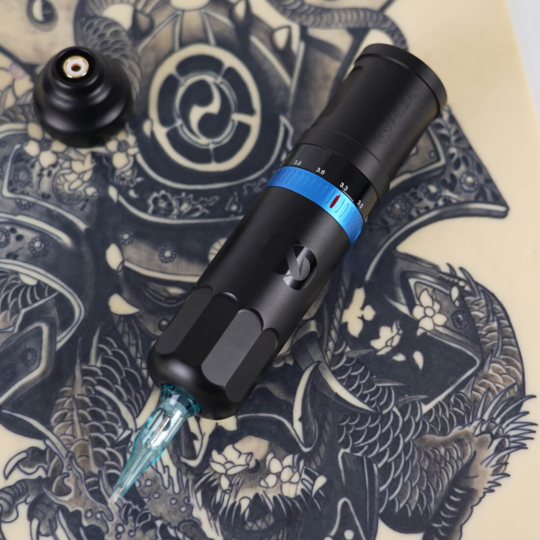 Bezprzewodowa Maszyna do Tatuażu Dragonhawk Pen 2.4-4.2MM Skok, Szybkie Ładowanie | WJX W3 - obrazek 11