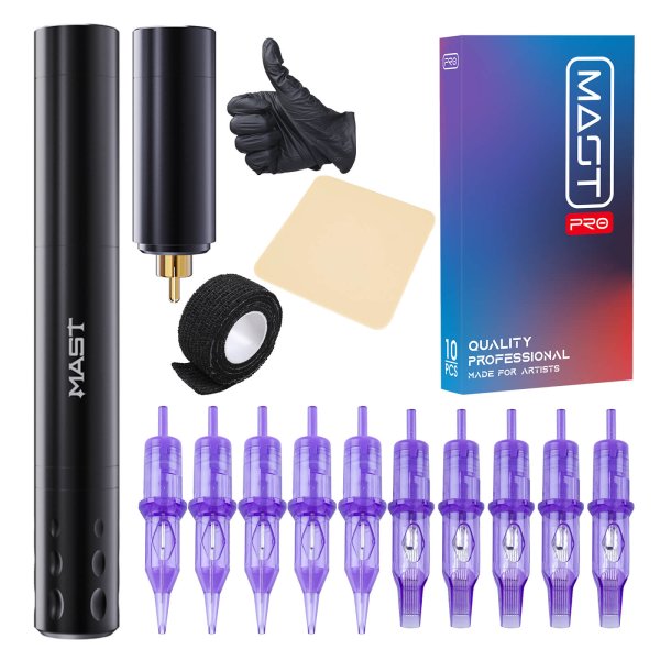 Tattoo Kit | Mast Tour Fly Wireless Tattoo Machine Advanced Bundle