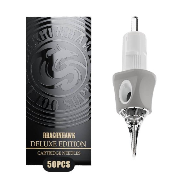 Dragonhawk Glide Extra Smooth Tattoo Cartridges Needles - Box of 50