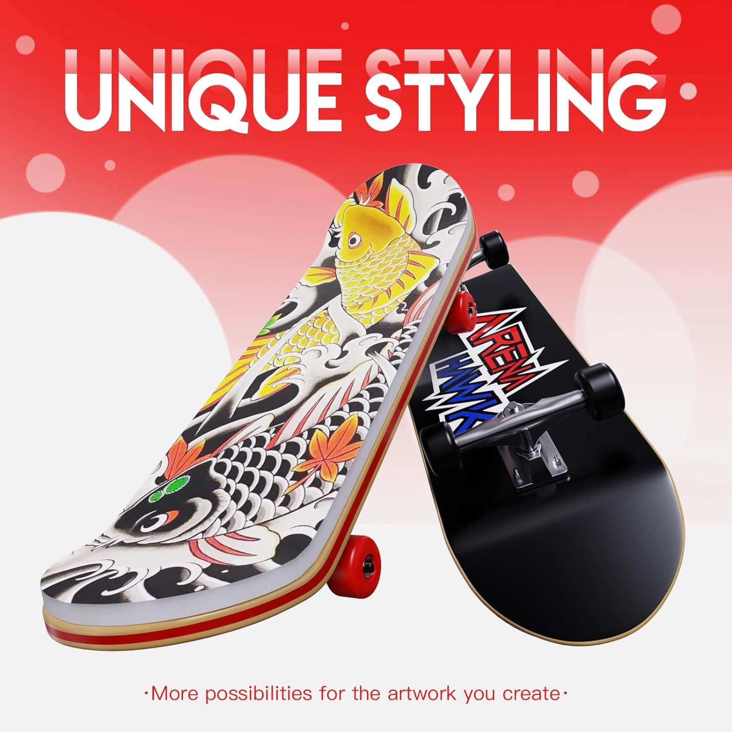 Dragonhawk Fingerboard Mini Patinetas - Imagen 4