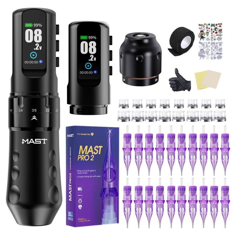 Tattoo Kit | Dragonhawk Mast Flip 4 Pro Tattoo Machine Pen