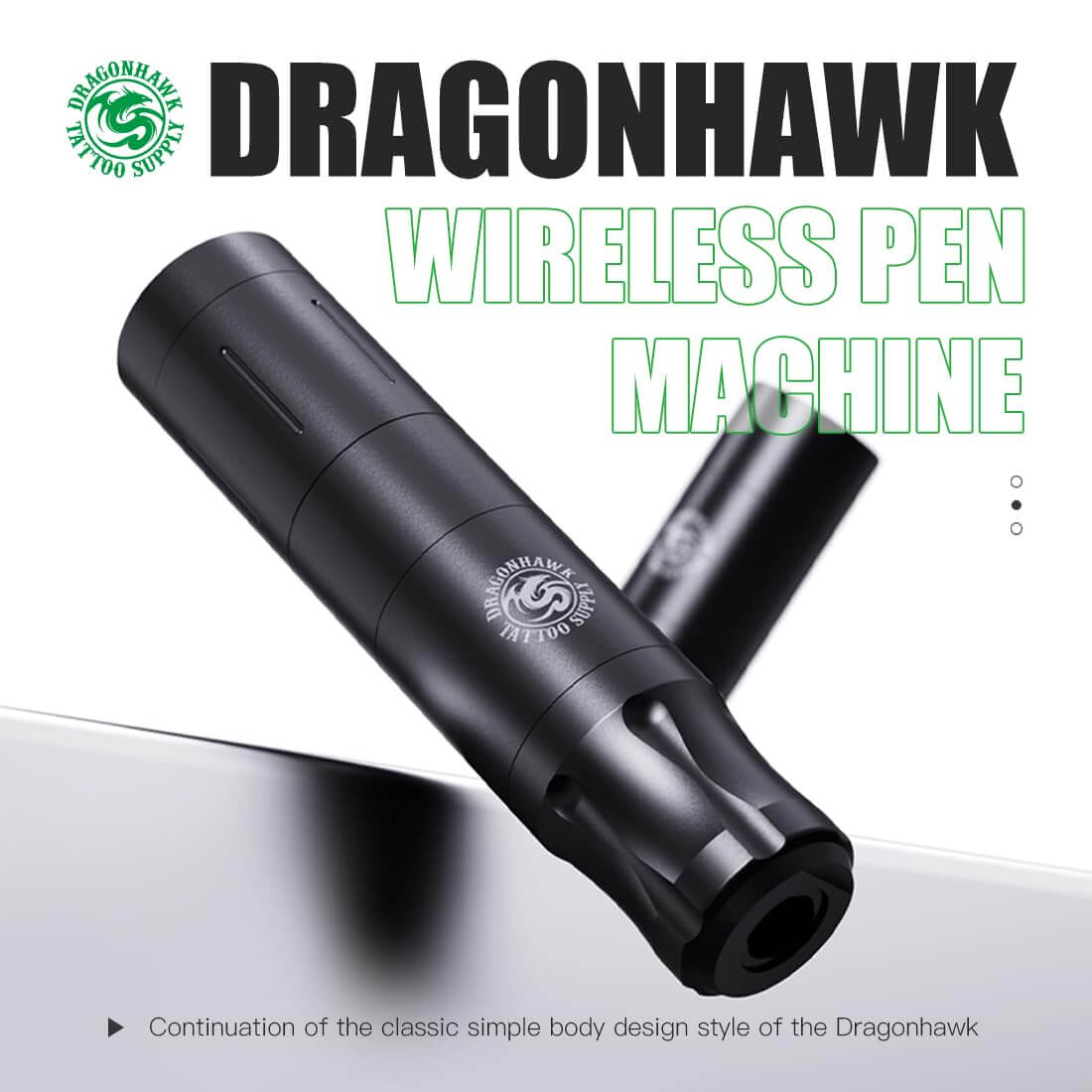 Tattoo-Set | Dragonhawk A3 Tattoo Maschinen Stift Kabelloses Starter-Bundle – Bild 2