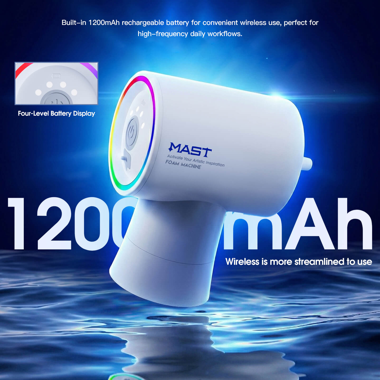 MAST Macchina a Schiuma Strumento Professionale per Pulizia e Sanificazione - immagine 5