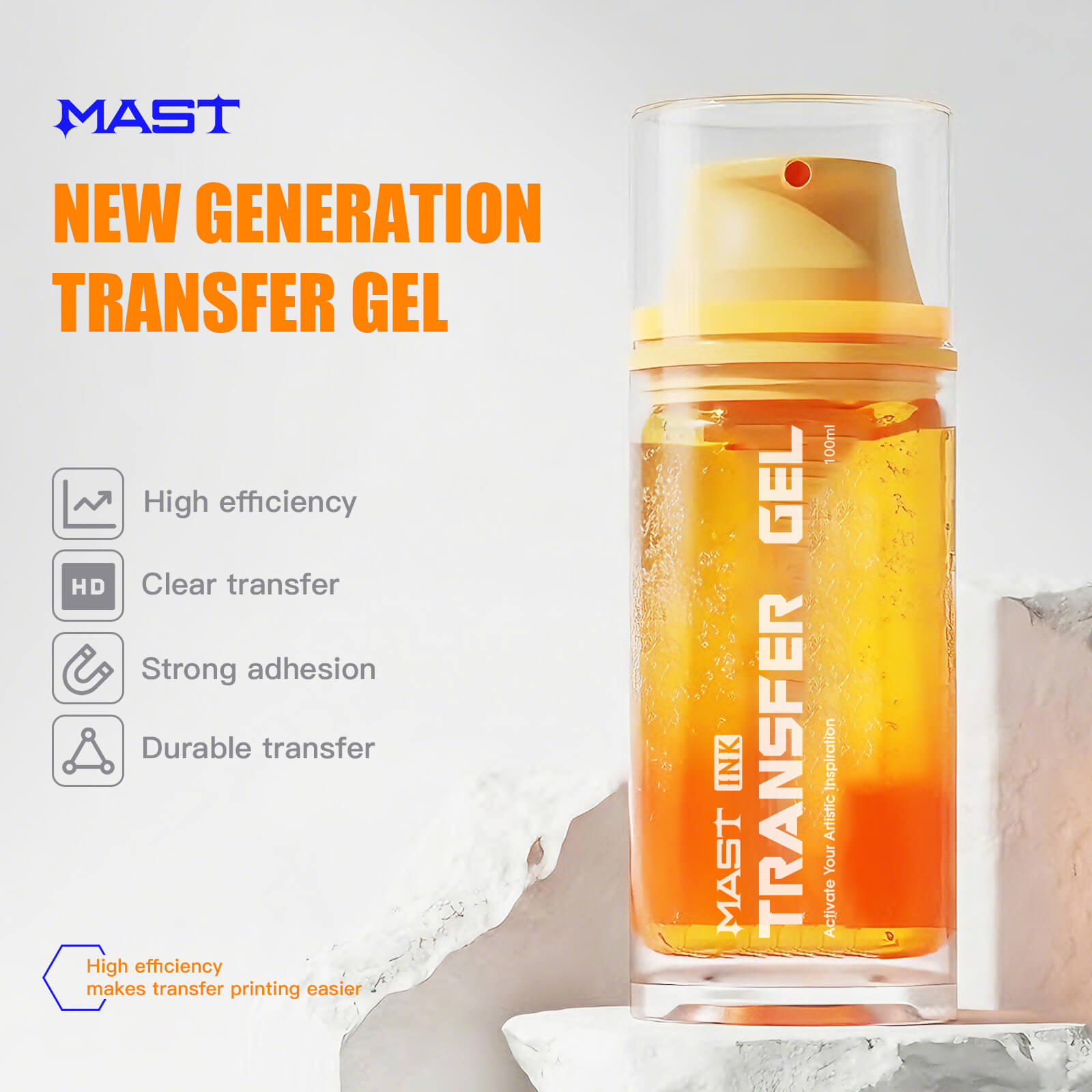Gel de Transfert Tattoo MAST – Solution professionnelle, nette et longue durée pour transfert de tatouage – Image 3