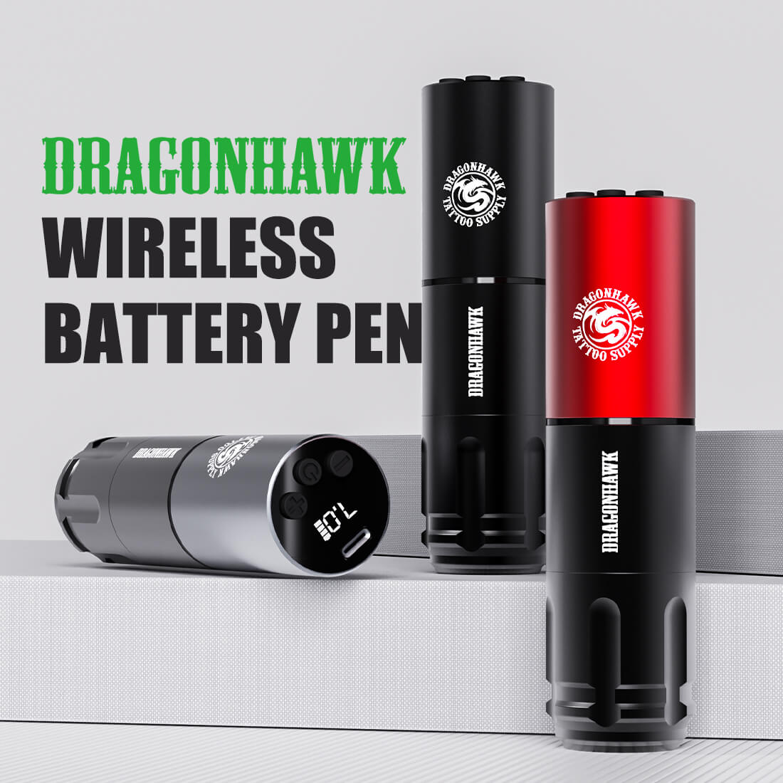 Tattoo-Set | Dragonhawk A1 Tattoo-Maschinenstift Kabelloses Starter-Bundle – Bild 3