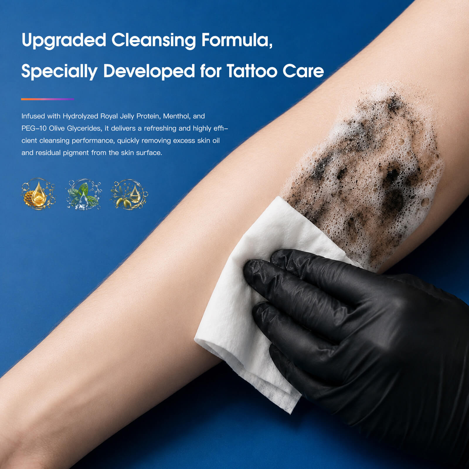 MAST Jabón Limpiador para Tatuajes 10 g – Limpieza Profunda y Cuidado Calmante para la Piel – Caja de 20 Unidades - Imagen 8