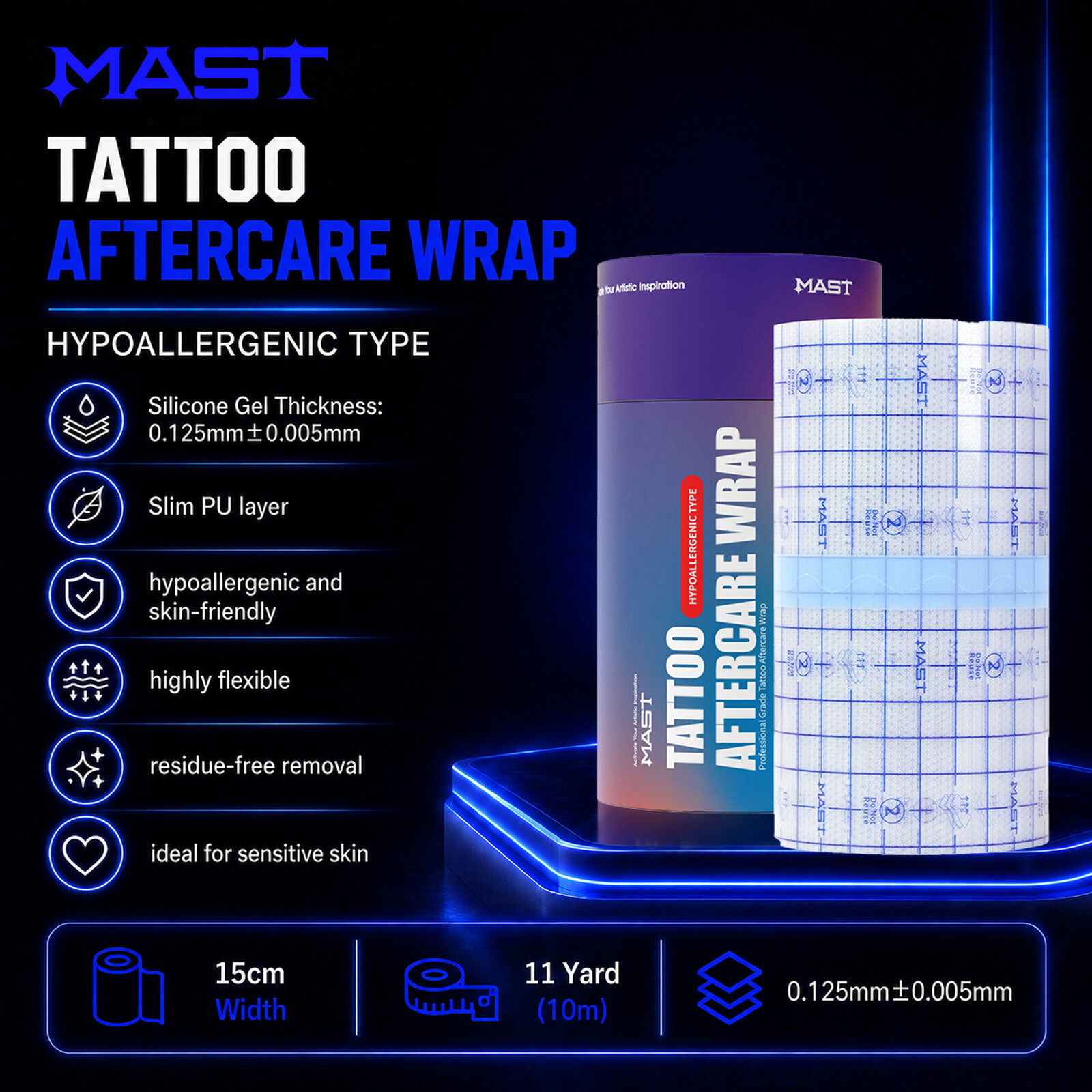 Mast Pro Kit Profesional de Higiene para Tatuajes | Solución Completa de Limpieza y Flujo de Trabajo Higiénico - Imagen 12