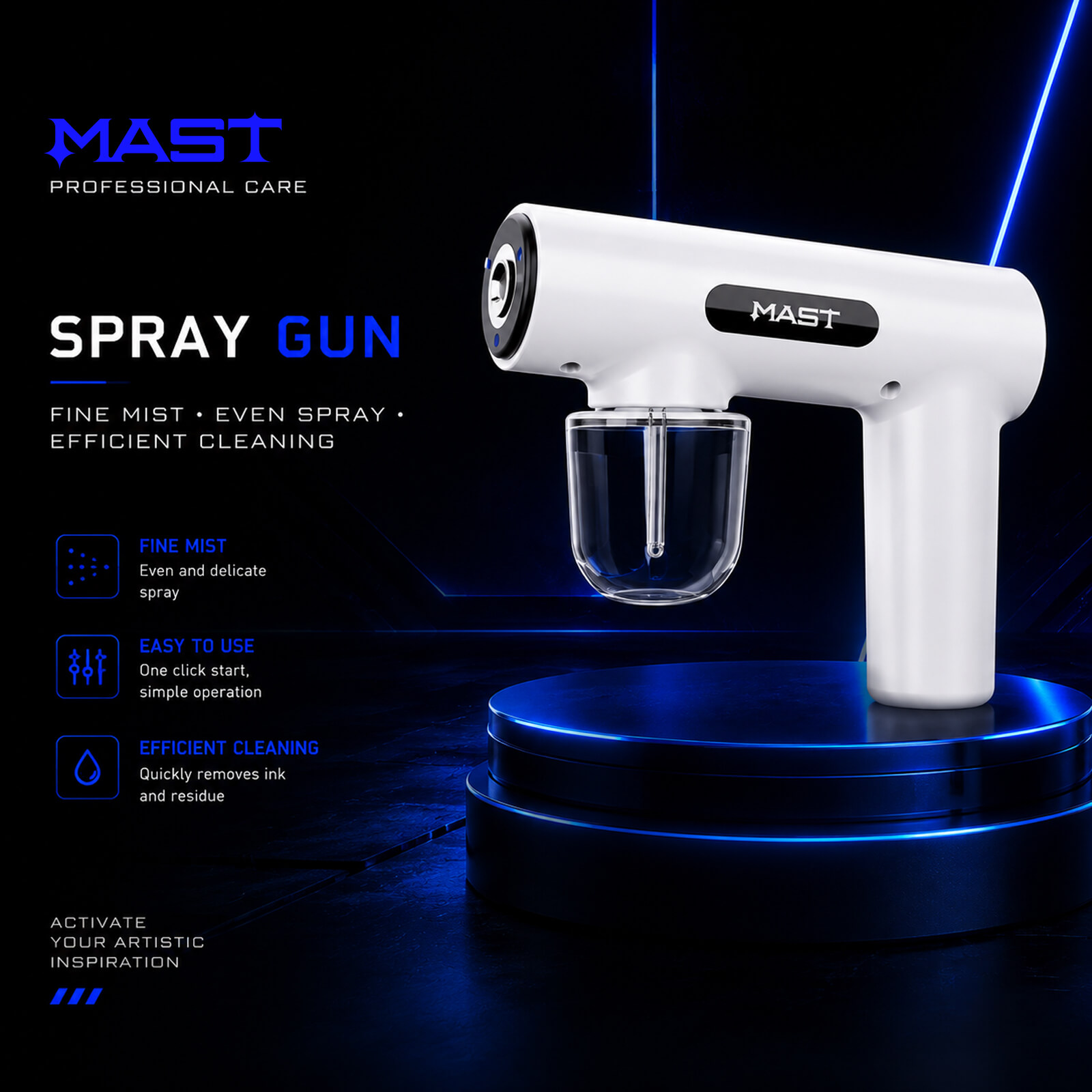 Mast Pro Kit Profesional de Higiene para Tatuajes | Solución Completa de Limpieza y Flujo de Trabajo Higiénico - Imagen 3