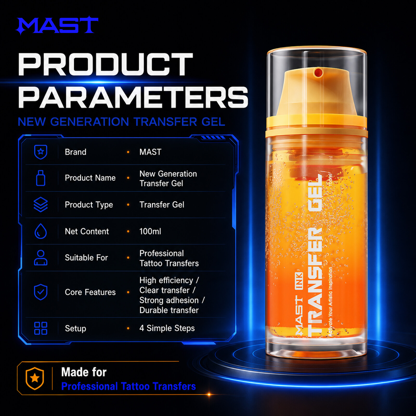 Mast Pro Kit Profesional de Higiene para Tatuajes | Solución Completa de Limpieza y Flujo de Trabajo Higiénico - Imagen 7