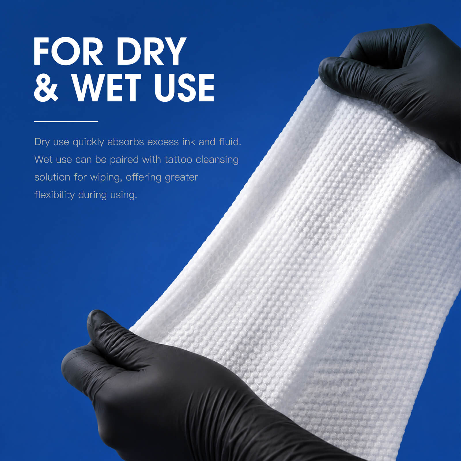 MAST Disposable Tattoo Cleaning Wipes | Lint-Free Non-Woven Wipes for Dry & Wet Use - Image 7